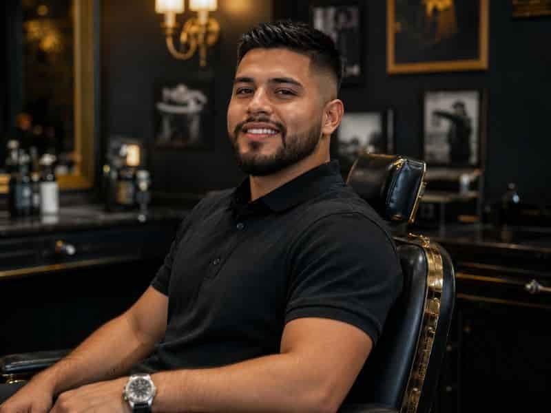 Combo corte de cabello más arreglo de barba para hombre en El Marqués