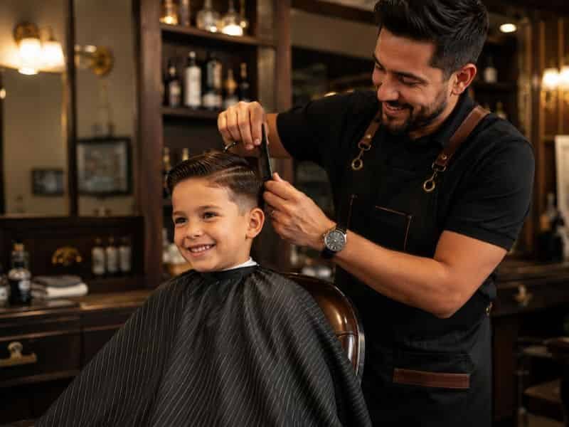Corte de cabello infantil para niños en El Marqués